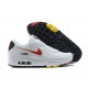 Nike Air Max 90 Uomo Bianco E Rosso Scarpe Da Ginnastica