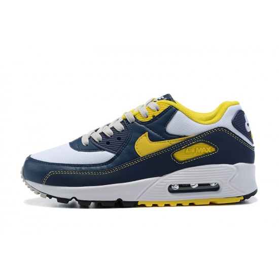 Nike Air Max 90 Uomo Giallo Blu DC9845-101 Scarpe Da Ginnastica