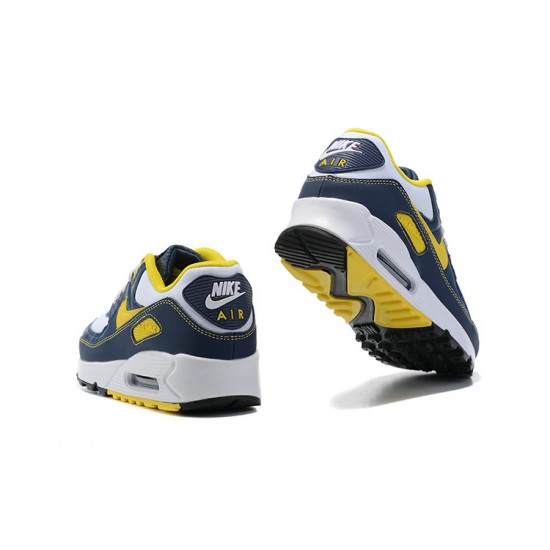 Nike Air Max 90 Uomo Giallo Blu DC9845-101 Scarpe Da Ginnastica