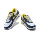 Nike Air Max 90 Uomo Giallo Blu DC9845-101 Scarpe Da Ginnastica