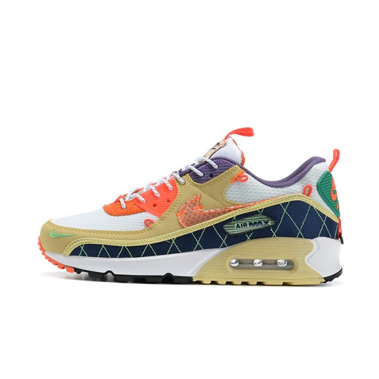 Nike Air Max 90 Uomo Giallo Arancia CZ9078-784 Scarpe Da Ginnastica