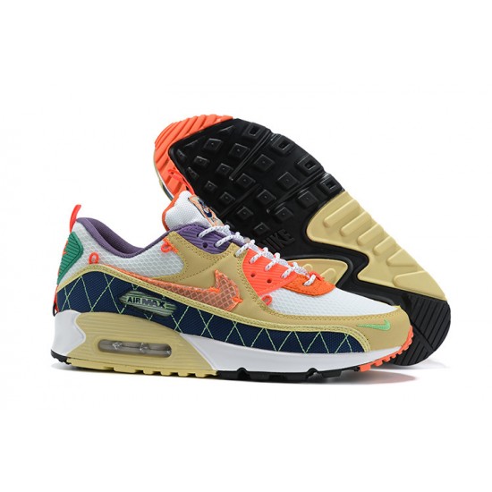 Nike Air Max 90 Uomo Giallo Arancia CZ9078-784 Scarpe Da Ginnastica