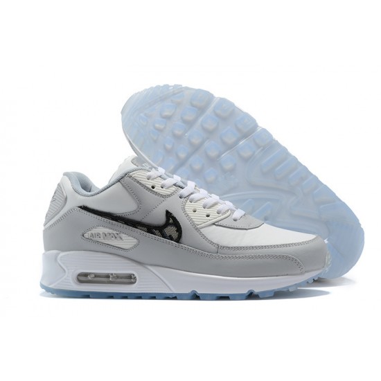 Nike Air Max 90 Donna/Uomo Grigio Bianco CN8607-002 Scarpe Da Ginnastica