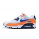 Nike Air Max 90 Donna/Uomo Arancia Blu AJ1285-104 Scarpe Da Ginnastica