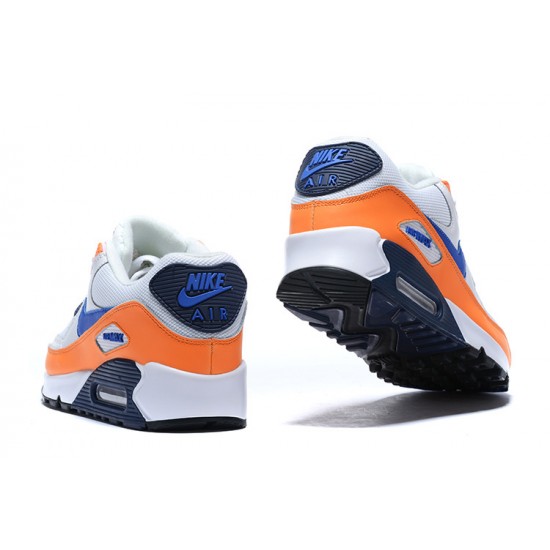 Nike Air Max 90 Donna/Uomo Arancia Blu AJ1285-104 Scarpe Da Ginnastica