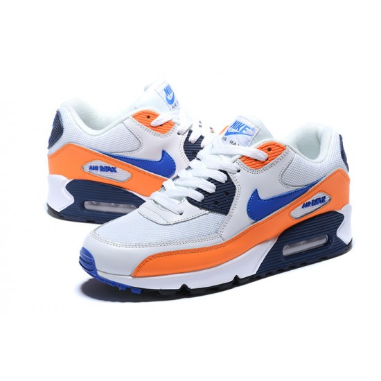 Nike Air Max 90 Donna/Uomo Arancia Blu AJ1285-104 Scarpe Da Ginnastica