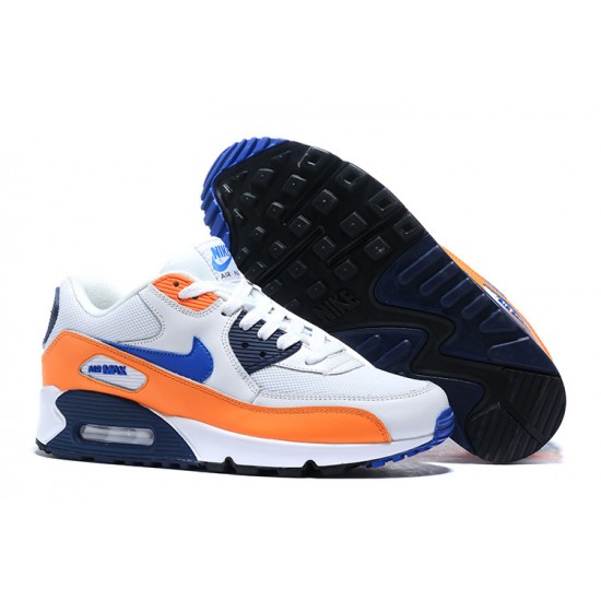 Nike Air Max 90 Donna/Uomo Arancia Blu AJ1285-104 Scarpe Da Ginnastica