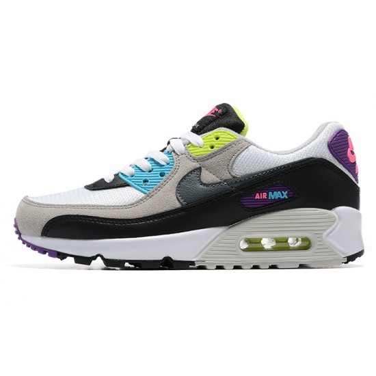 Nike Air Max 90 Donna Nero Grigio DR9900-100 Scarpe Da Ginnastica