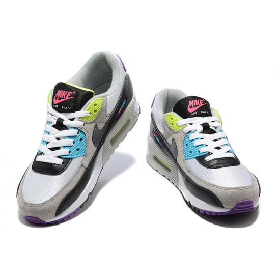 Nike Air Max 90 Donna Nero Grigio DR9900-100 Scarpe Da Ginnastica