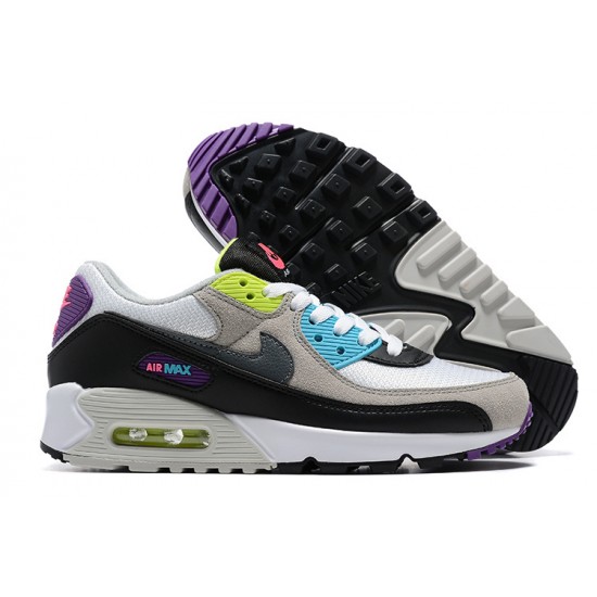 Nike Air Max 90 Donna Nero Grigio DR9900-100 Scarpe Da Ginnastica