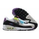 Nike Air Max 90 Donna Nero Grigio DR9900-100 Scarpe Da Ginnastica