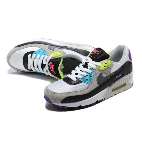 Nike Air Max 90 Donna Nero Grigio DR9900-100 Scarpe Da Ginnastica