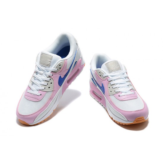 Nike Air Max 90 Donna Bianco Rosa DX3316-100 Scarpe Da Ginnastica