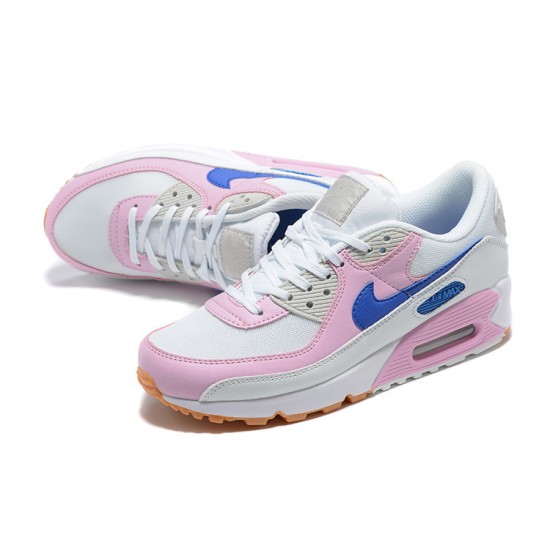 Nike Air Max 90 Donna Bianco Rosa DX3316-100 Scarpe Da Ginnastica