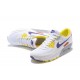 Nike Air Max 90 Donna Bianco Giallo Scarpe Da Ginnastica