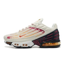 Nike Air Max Plus 3 Uomo Beige Rosso DX2664-001 Scarpe Da Ginnastica