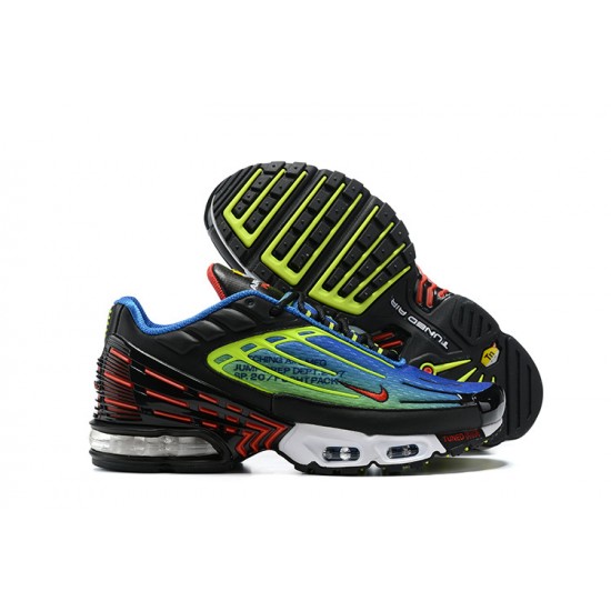 Nike Air Max Plus 3 Uomo Nero Blu CU4710-400 Scarpe Da Ginnastica