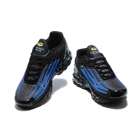 Nike Air Max Plus 3 Uomo Nero Blu DZ4508-001 Scarpe Da Ginnastica