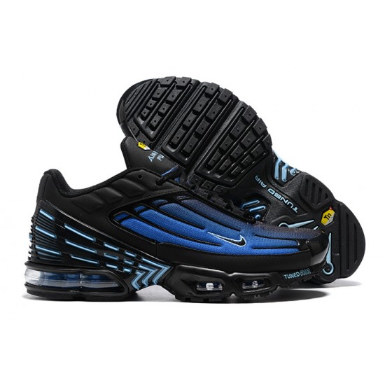 Nike Air Max Plus 3 Uomo Nero Blu DZ4508-001 Scarpe Da Ginnastica