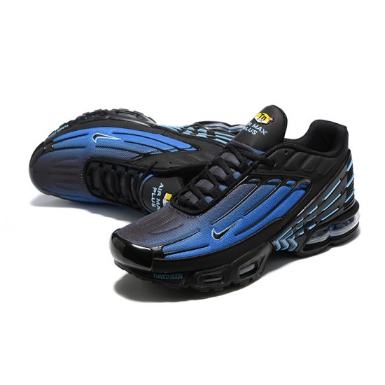 Nike Air Max Plus 3 Uomo Nero Blu DZ4508-001 Scarpe Da Ginnastica