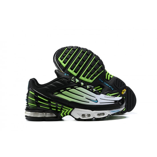 Nike Air Max Plus 3 Uomo Nero Verde DM2835-001 Scarpe Da Ginnastica