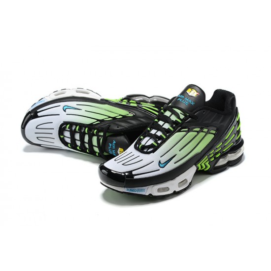 Nike Air Max Plus 3 Uomo Nero Verde DM2835-001 Scarpe Da Ginnastica