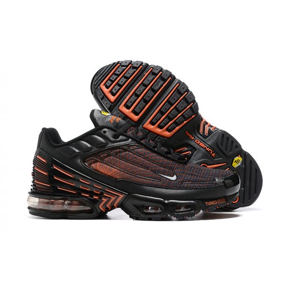 Nike Air Max Plus 3 Uomo Nero Arancia FB3352-001 Scarpe Da Ginnastica