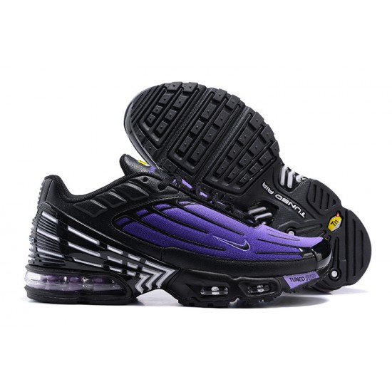 Nike Air Max Plus 3 Uomo Nero Viola CD7005-100 Scarpe Da Ginnastica