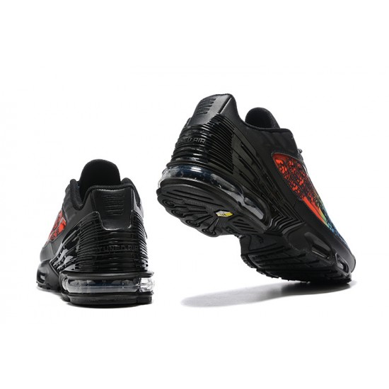 Nike Air Max Plus 3 Uomo Nero Rosso FD0671-001 Scarpe Da Ginnastica