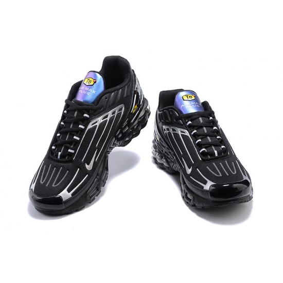 Nike Air Max Plus 3 Uomo Nero Argento Scarpe Da Ginnastica