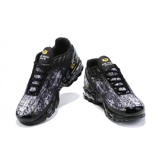 Nike Air Max Plus 3 Uomo Nero Bianco DO6386-001 Scarpe Da Ginnastica