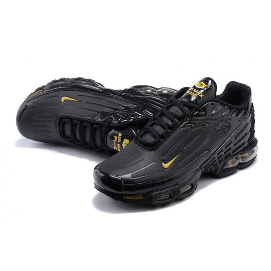 Nike Air Max Plus 3 Uomo Nero Giallo CK6716-010 Scarpe Da Ginnastica