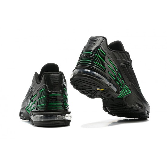 Nike Air Max Plus 3 Uomo Nero E Verde Scarpe Da Ginnastica