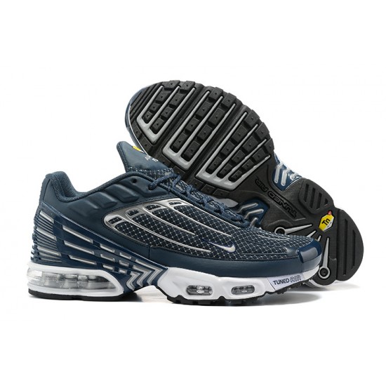 Nike Air Max Plus 3 Uomo Blu Argento DO6385-402 Scarpe Da Ginnastica