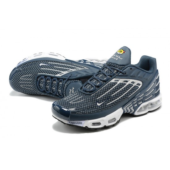 Nike Air Max Plus 3 Uomo Blu Argento DO6385-402 Scarpe Da Ginnastica