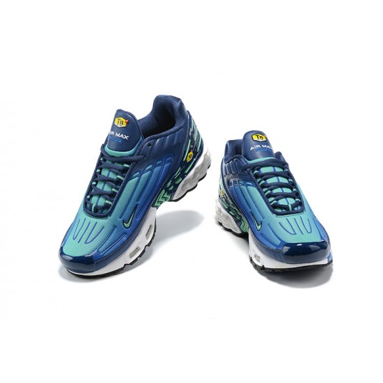 Nike Air Max Plus 3 Uomo Blu Bianco CJ9684-400 Scarpe Da Ginnastica