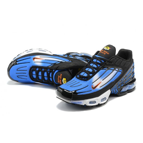 Nike Air Max Plus 3 Uomo Blu Bianco E Nero DR8588-400 Scarpe Da Ginnastica