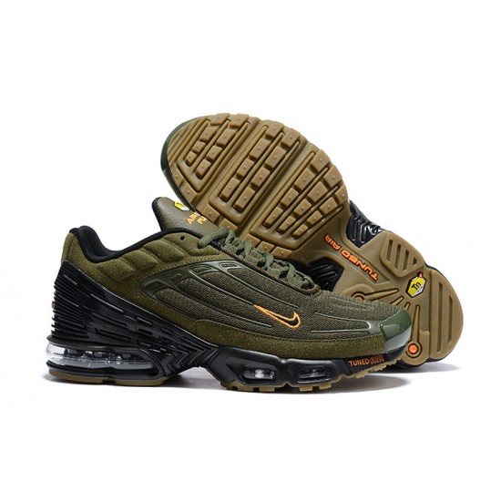 Nike Air Max Plus 3 Uomo Verde Nero DZ4502-200 Scarpe Da Ginnastica