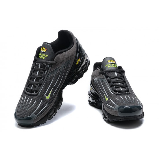 Nike Air Max Plus 3 Uomo Grigio Nero FQ2387-001 Scarpe Da Ginnastica