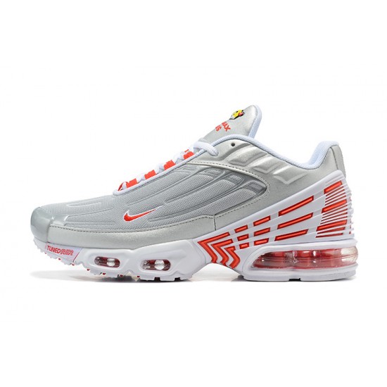 Nike Air Max Plus 3 Uomo Grigio Argento E Rosso  CK5178-072 Scarpe Da Ginnastica