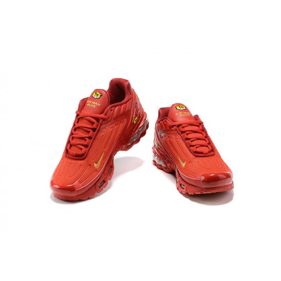 Nike Air Max Plus 3 Uomo Rosso CK6715-600 Scarpe Da Ginnastica