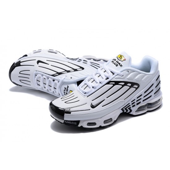 Nike Air Max Plus 3 Uomo Bianco Nero CK6716-100 Scarpe Da Ginnastica