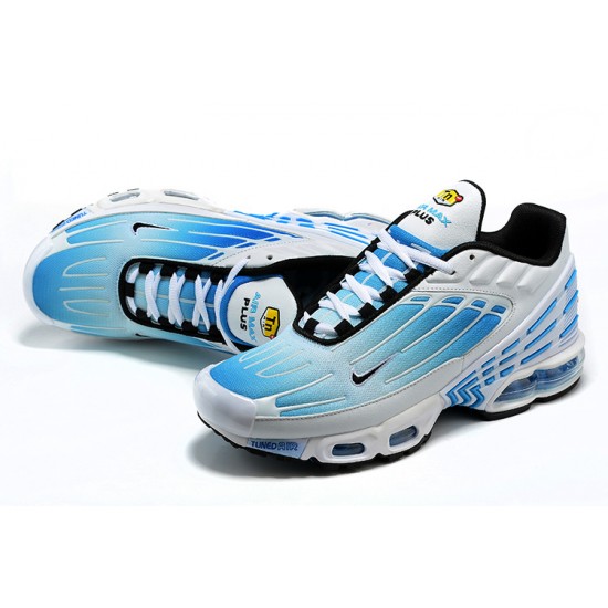 Nike Air Max Plus 3 Uomo Bianco Blu CK6715-100 Scarpe Da Ginnastica