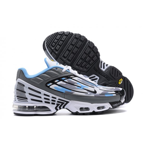 Nike Air Max Plus 3 Uomo Bianco Blu E Grigio Scarpe Da Ginnastica