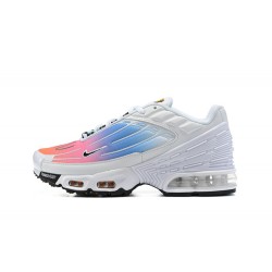 Nike Air Max Plus 3 Uomo Bianco Blu E Rosa Scarpe Da Ginnastica