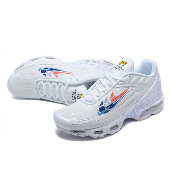 Nike Air Max Plus 3 Uomo Bianco FJ4225-100 Scarpe Da Ginnastica