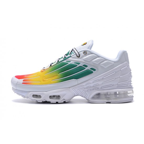 Nike Air Max Plus 3 Uomo Bianco Verde E Giallo Scarpe Da Ginnastica