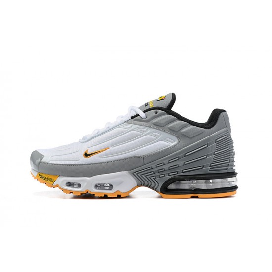 Nike Air Max Plus 3 Uomo Bianco Grigio E Arancia Scarpe Da Ginnastica