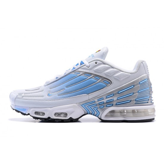 Nike Air Max Plus 3 Uomo Bianco Argento Scarpe Da Ginnastica