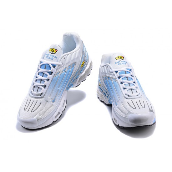 Nike Air Max Plus 3 Uomo Bianco Argento Scarpe Da Ginnastica